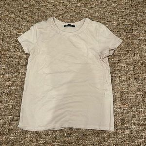 ZARA cream T-shirt